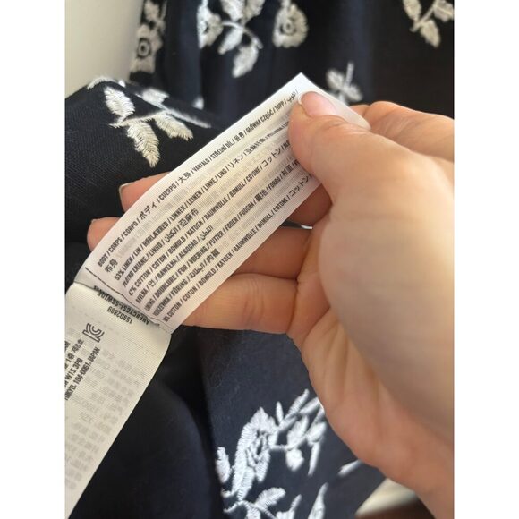 NWT Abercrombie Linen Blend Button Through Mini Dress | XS - Picture 8 of 8